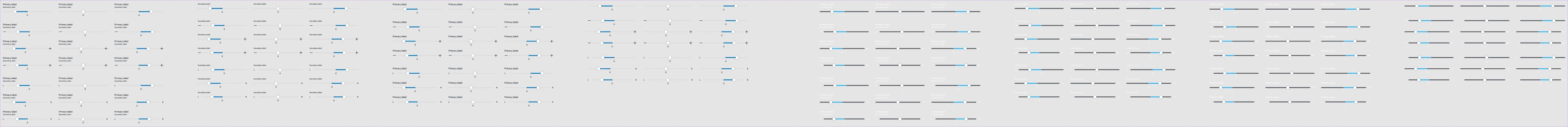 Balanced Slider centered at zero — Alexa Mobile UI Library